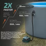 IPOOLGO ‌Extra Large Inflatable Pool, 12.8ft X 51in Extra Large and Thickened Family Inflatable Pool, Suitable for Summer Outdoor Water Party Use. - Image 3