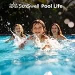 18' x 9' x 47" Rectangular Above Ground Pool Set with Removable Ladder and Filter Pump, Large Swimming Pool for Backyard, Gray - Image 9