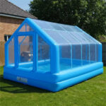 Inflatable Greenhouse Pool with Transparent Dome