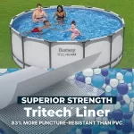 Bestway Steel Pro MAX 13'x48" Round Above Ground Swimming Pool with Pump & Cover - Image 7