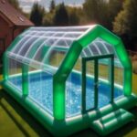 Portable Clear Inflatable Greenhouse Water Pool Tent - Image 4