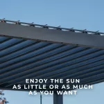 10x10 Sarasota Steel Louvered Pergola - Image 7